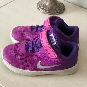 Nike Revolution 3 Toddler Girls Sneakers